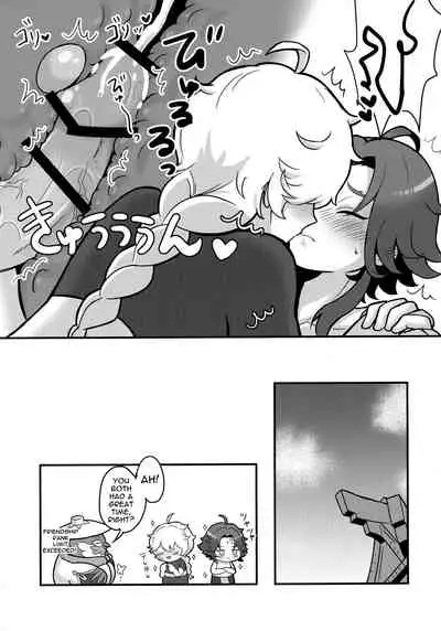 [Koneko Gumi (Poron)] AetherXiao ga Tsubo no Naka de Ecchi Suru Hon (Genshin Impact) [English] [Doujins.com]