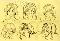 [Akio Takami] Misaki and Mika Sensei Sketchbook