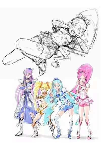 [Juuryoku Shiki Youheki (Dam)] Shock Shoku Burigyua (Pretty Cure) [English] [Peppered Lemons] [Digital]