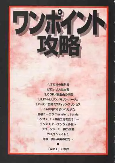 PC Bishoujo Software Strategy Book: Strategy King 2