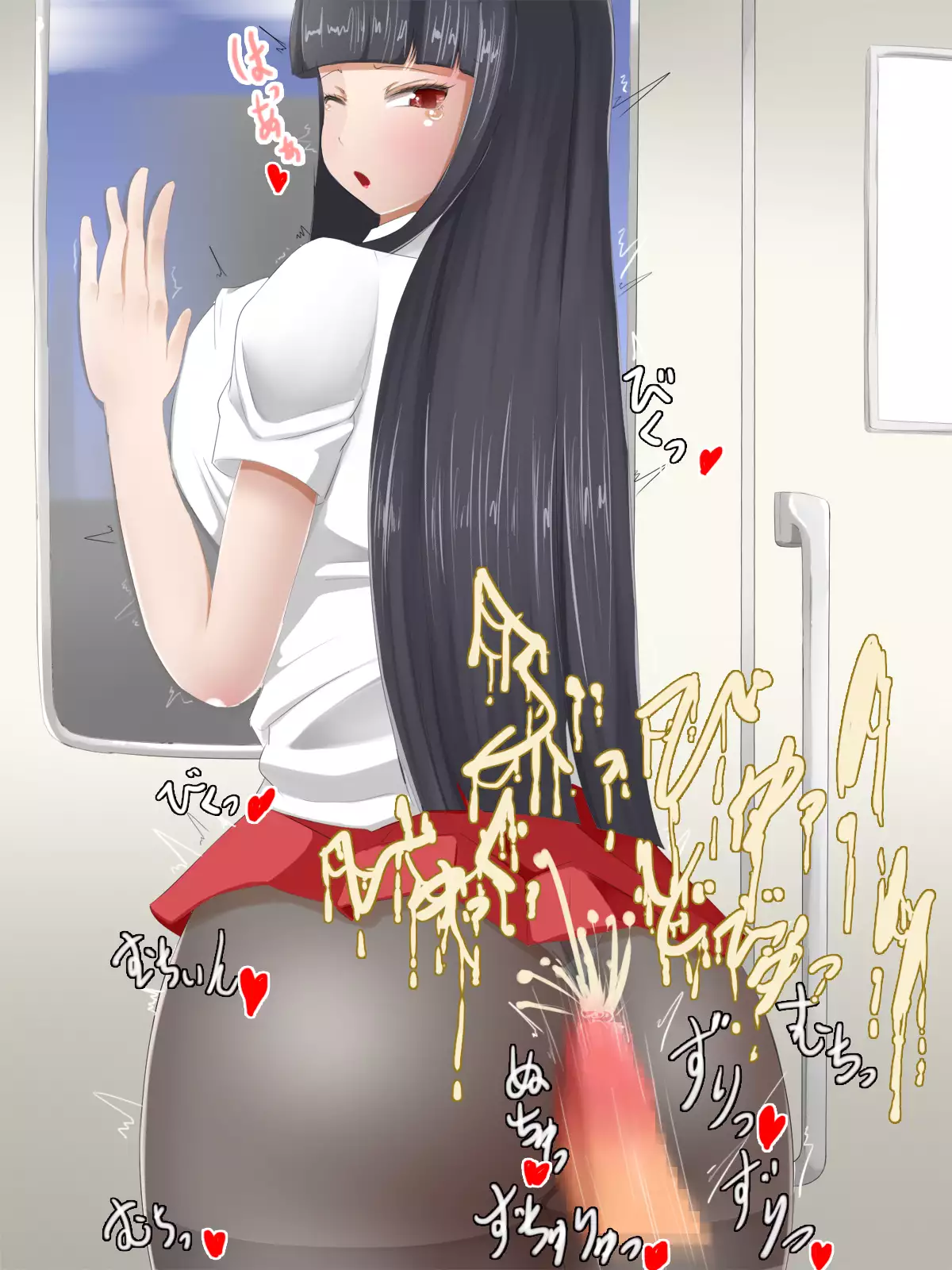 Muchimuchi na Kurokami Pattsun Long no Chijo JK to Itsudemo Dokodemo Icha Love Sex Shimakuru Gakusei Seikatsu