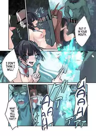 [Amuai Okashi Seisakusho (Sanada)] Nyotaika Sennou Sarete Shimatta Shinyuu o Sukeyou to Shitara Ore made Nyotaika Sarete Shimatta! [English] [SachiKing]