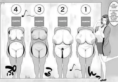 Kyonyuu JK o Tasuketakereba Musume no Hadaka Atete mite | Guess Which One's Your Naked Busty JK Daughter Or Else!