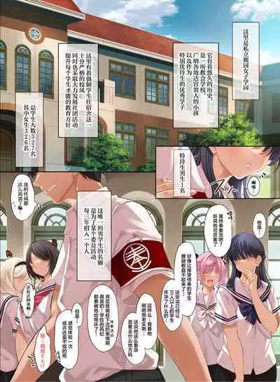 Jogakkou de Otoko Hitori na node Kousoku de Seiyoku no Hakeguchi ni Sareru Nichijou 2-Jigenme