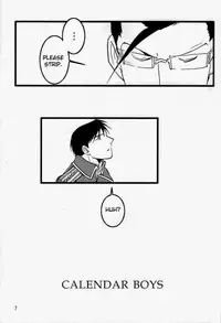 [Cucumis] Calendar Boys (Fullmetal Alchemist) [English] {Dassou Keikaku}