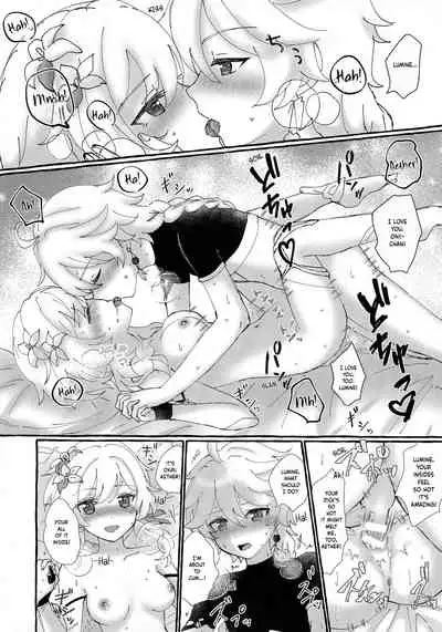 (Kami no Eichi) [Cotton Candy (Wataame)] Futari de Manegoto. | Our secret play (Genshin Impact) [English] [Rabu2]
