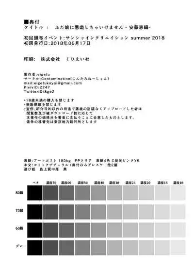 [Contamination (eigetu)] Futa Musume ni Itazura Shicha Ikemasen -Andou Megumi Hen- [English] [Jedic] [Digital]