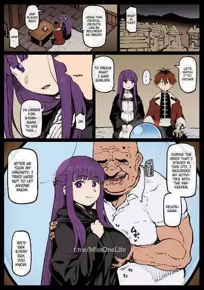 [Ahemaru] Ganbatta Fern-san | Fern-san did her best (Sousou no Frieren) [English] [Gagak_Ireng] [Colorized]
