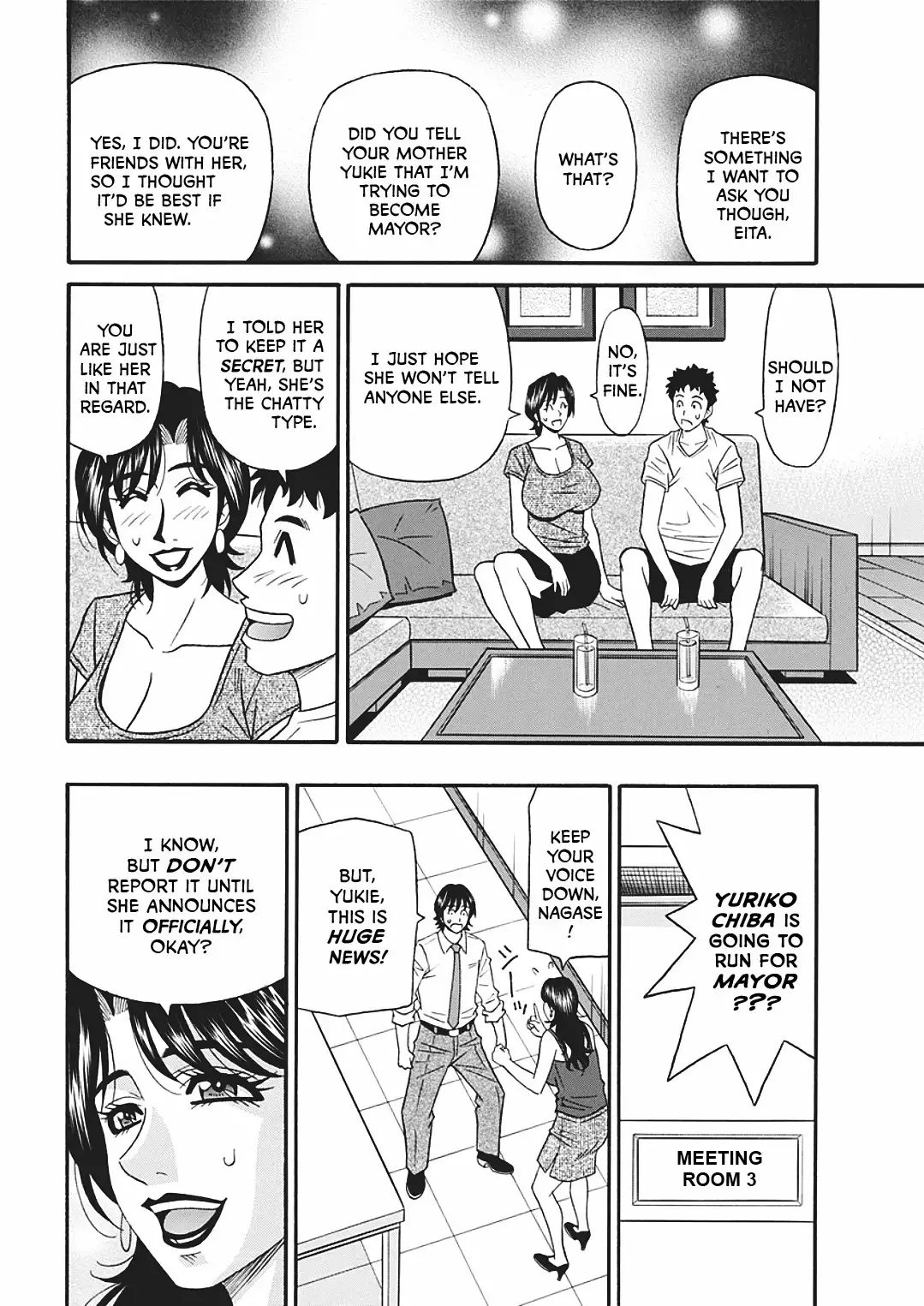 Porno First ~Yuriko Shichou no H na Kaikaku~ | Porno First ~Mayor Yuriko's Sexy Reform~ Ch. 1-4