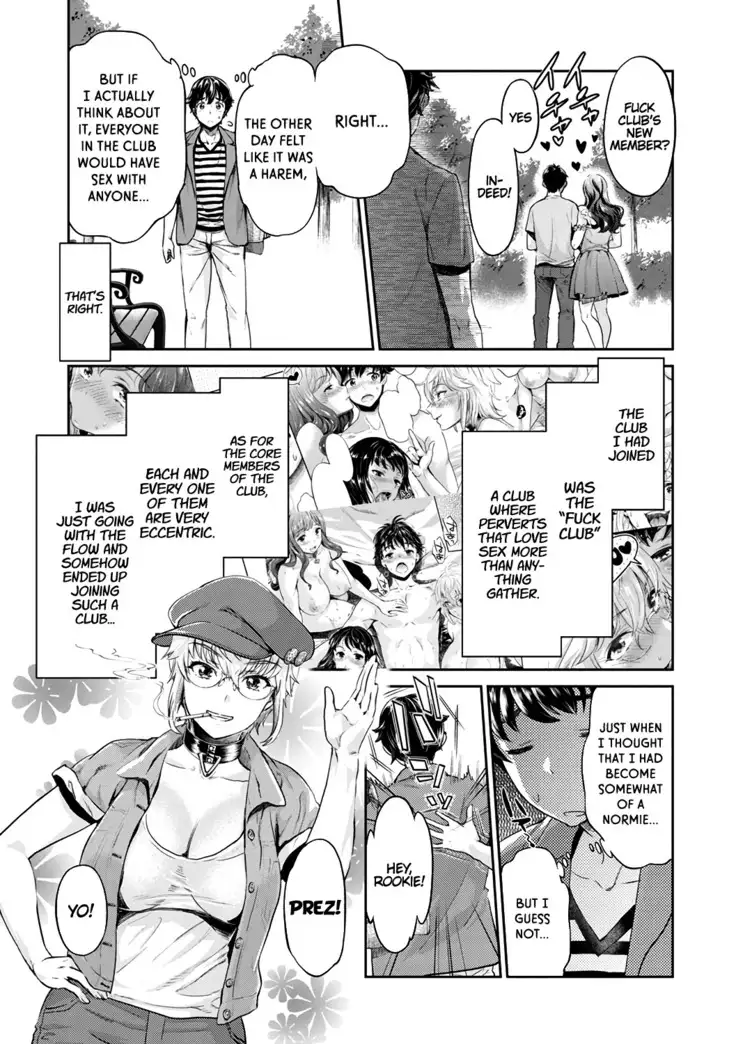Ishoku Bitch to YariCir Seikatsu Ch. 1-3 | The Fuck Club's Different Hues of Hoe Ch. 1-3
