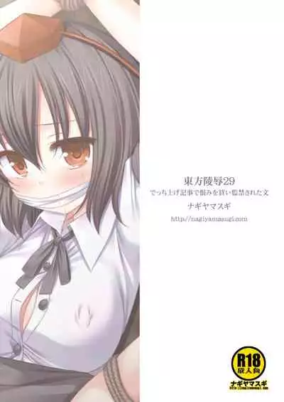 Touhou Ryoujoku 29 Decchiage Kiji de Urami wo kai Kankin sareta Aya