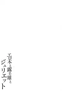 (COMIC1☆14) [Fujiya (Nectar)] Erohon to Romio to Juliet (Kishuku Gakkou no Juliet) [Chinese] [oo君個人漢化]