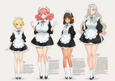 Himitsu no Shoukan de Ajin Maid o | A Secret Brothel with Demihuman Maids