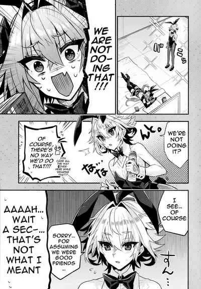 [ITOPAN! (HAORO)] Naka no Ii Shinyuu wa Bunny Cosplay Kijoui Koubi o Sururashii zo | Rider, I Heard That Good Friends Are Supposed To Have Cowgirl Sex While In Bunny Cosplay (Fate/Grand Order) [English] {Doujins.com}
