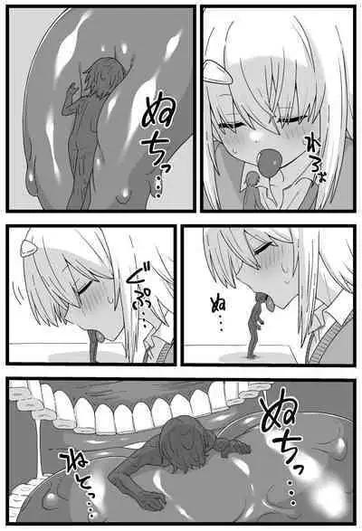 Doushitemo Onnanoko ni Taberaretai Manga | Manga - He really wants to be eaten by a girl