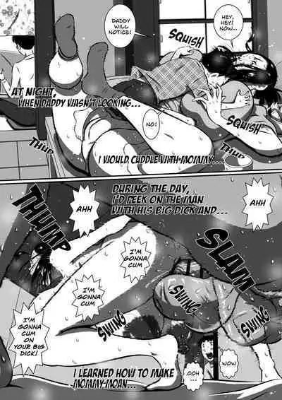 [Milkdou Shoukai (Milk Koubou)] Musuko (Boku) no Kyokon (Asoko) ga Okaa-san no Inbu (Asoko) o Tsuranuku Hi! Hitozuma, Yoriko no Midara na Mainichi... | My Son's Big Cock Is For His Mother [English]