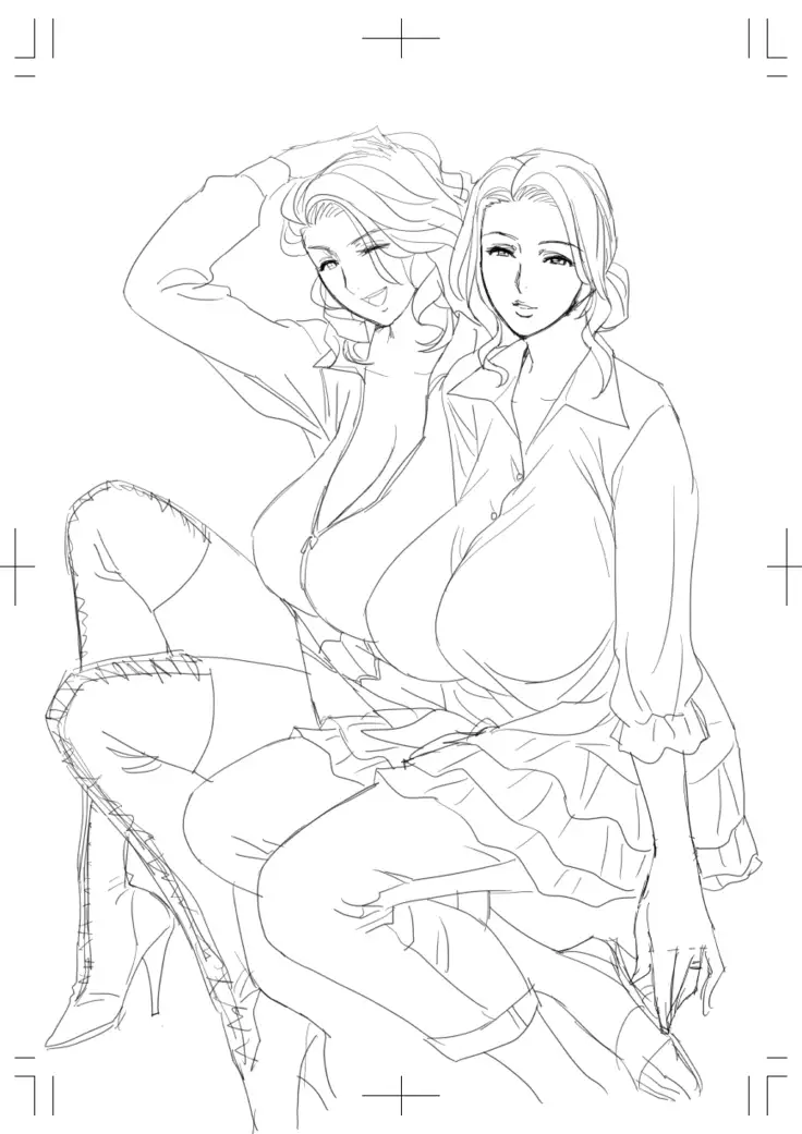 twin Milfカラーページ補完パック