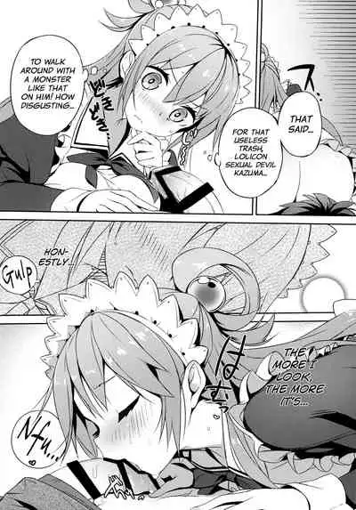 (COMIC1☆11) [High Tech Pen Case (Tam-U)] Kono Da-Maid to Mitsudan o! | Private Talk With a Failure Maid! (Kono Subarashii Sekai ni Syukufuku o!) [English] {Doujins.com}