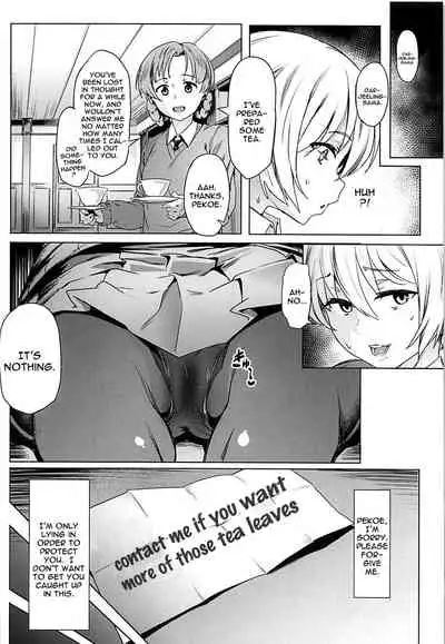 (COMIC1☆13) [CesiumP (Aka Seiryuu)] Darjeeling no Himitsu Chakai | Darjeeling's Secret Tea Party (Girls und Panzer) [English] {Doujins.com}