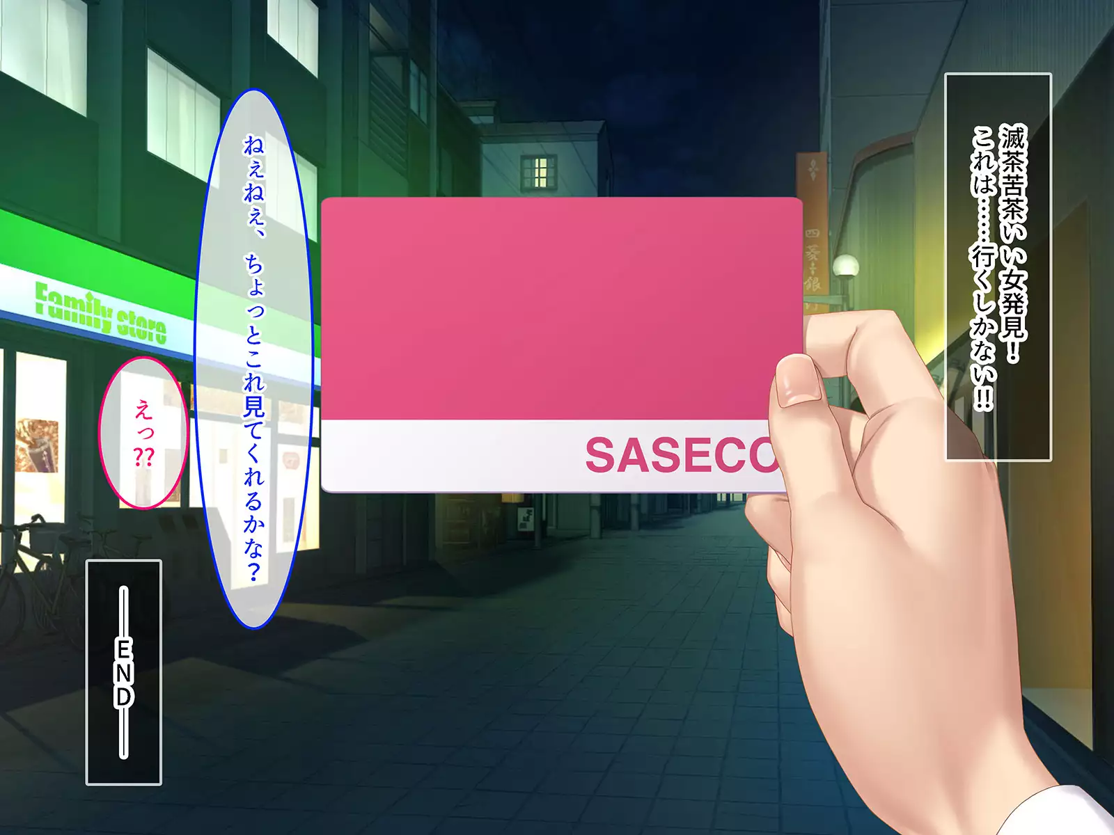 SASECO Card 2 Itsu demo Doko demo Dare to demo Oku made Okashite Sokuhame Charge!