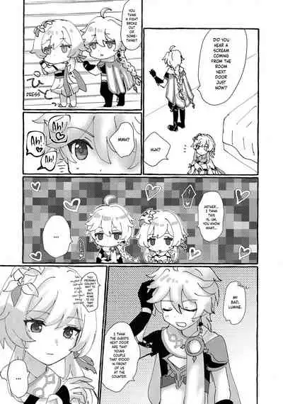 (Kami no Eichi) [Cotton Candy (Wataame)] Futari de Manegoto. | Our secret play (Genshin Impact) [English] [Rabu2]