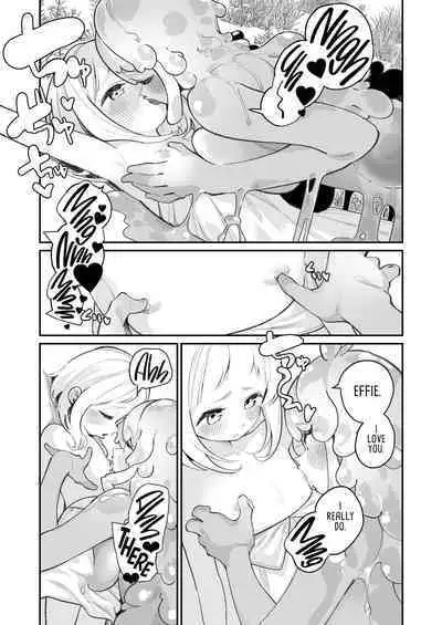 Kairoudouketsu no Chigiri Slime Musume to Ichaicha Nurunuru Yuri Ecchi shite Slime-ka suru Loli Mahoutsukai