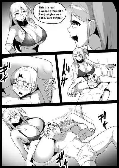 Boxer no Ore ga, Kyonyuu Joshi Pro Wrestler Futari ni Namahaishin de Juurin Sare, Koukai Shokei Sareru Hanashi. | Publically punished and trampled by two large-breasted wrestlers.