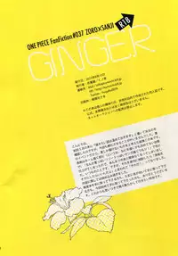 (C88) [Kyozoya (Kunoichi)] GINGER (One Piece)