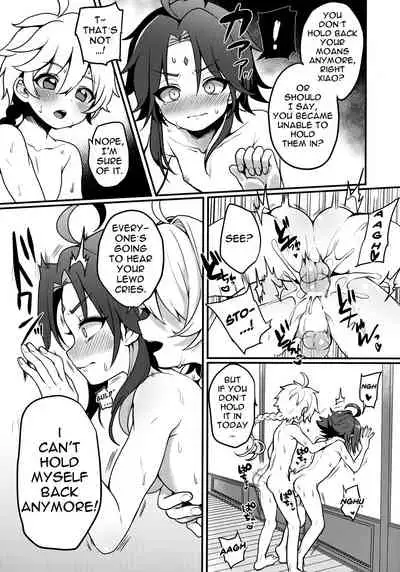 [Koneko Gumi (Poron)] AetherXiao ga Tsubo no Naka de Ecchi Suru Hon (Genshin Impact) [English] [Doujins.com]
