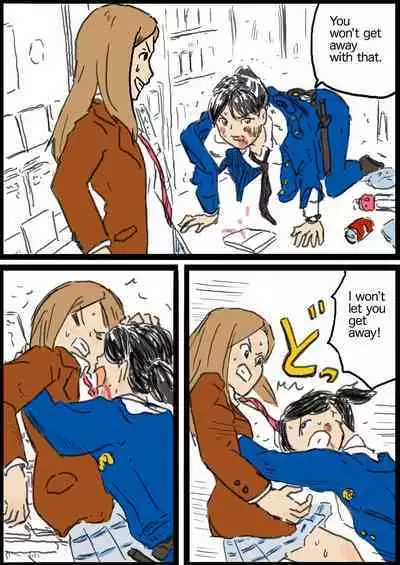 Policewoman VS Delinquent Girl