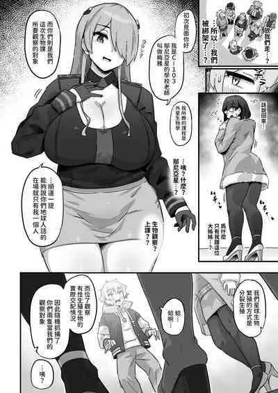 [うに屋ぁ (いきなりもじお)] 今日の授業は、地球人の繁殖活動の観察です。 中文翻譯
