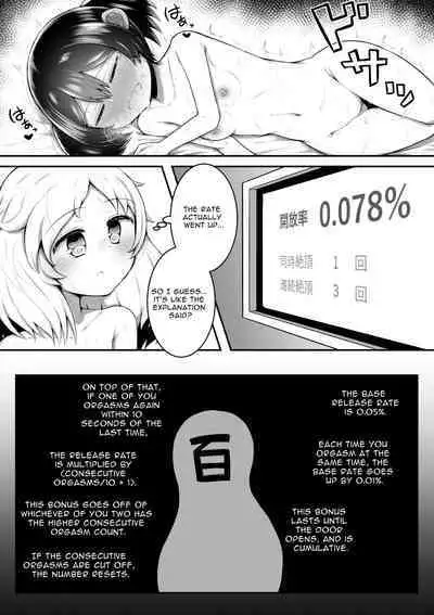 Zecchou suru to 0.05% no Kakuritsu de Derareru Heya | 1 Orgasm = 0.05% Chance of Escape