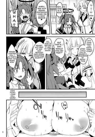 Sensei, Yuuka-chan ni wa Naisho desu yo?