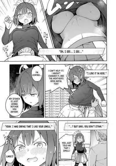 (C100) [MMU2000 (Mishima Hiroji)] Saki o Suinagara H suru Hanashi | That Time I Boned Saki While Getting a Nice Whiff of Her (Blue Archive) [English] [Panatical]