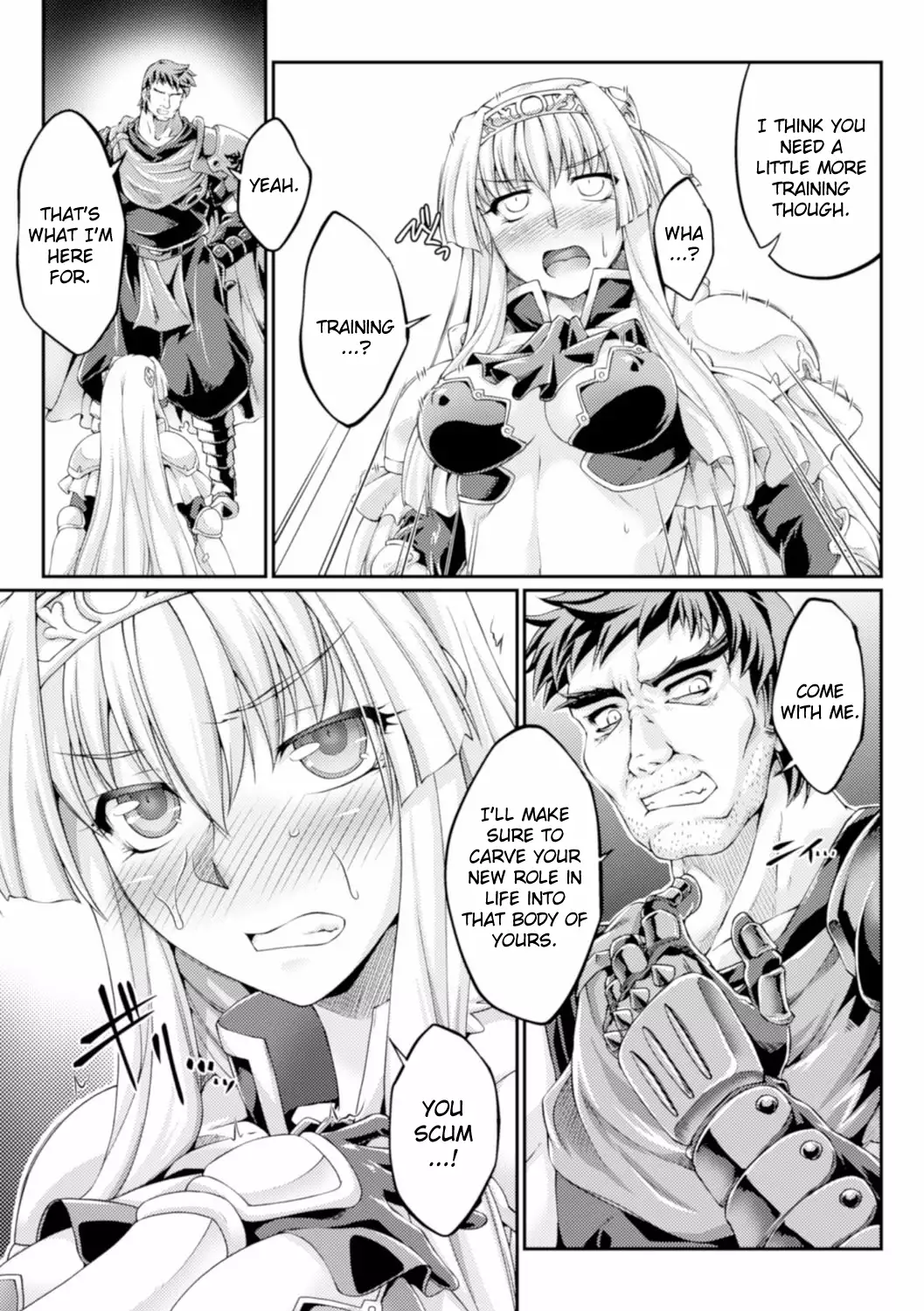 Kuroinu ~Kedakaki Seijo wa Hakudaku ni Somaru~ THE COMIC Chapters 1-8