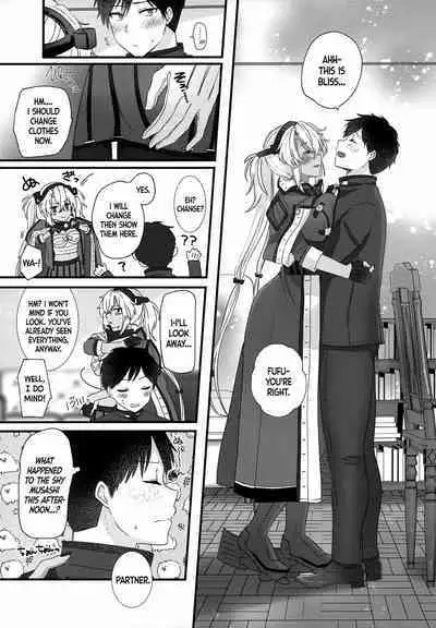 (C101) [Marosaan (Yunamaro)] Musashi-san no Yoru Jijou Shoubu Shitagi Daisakusen Hen | Musashi-san's Nightly Affair - Lucky Underwear Operation Chapter (Kantai Collection -KanColle-) [English] [DKKMD Translations]