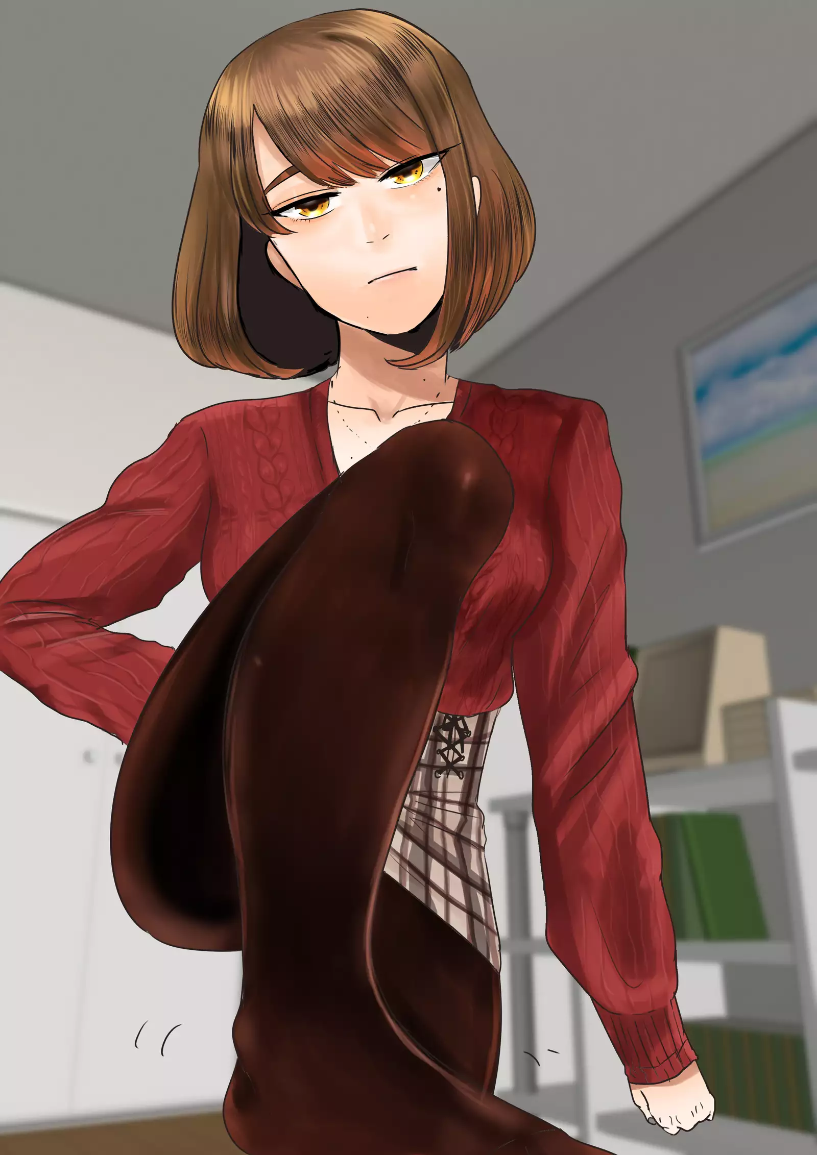 Maid no Hikaru ni Houkei Baka ni Sarenagara Shasei Suru Hanashi.