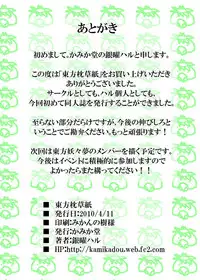 [Kamikadou (Ginyou Haru)] Touhou Makura no Soushi (Touhou Project) [Digital]