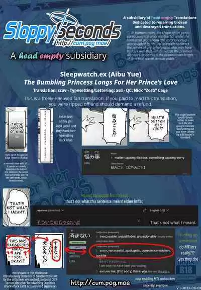 (C101) [Sleepwatch.ex (Aibu Yue)] Bukiyou na Ohime-sama wa Ouji-sama ni Aisaretai | The Bumbling Princess Longs For Her Prince's Love (Blue Archive) [English] [Sloppy Seconds]