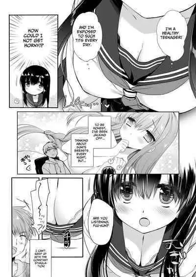 Jimi Bakunyuu Osananajimi no Oppai o 3-Jikan Momi Tsuzuketara Taihen na Koto ni Natta