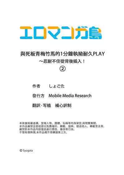 Majime na osananajimi to1 funkan no nechinechi taikyū purei〜 gaman dekizu ni ushiro kara sōnyū！ | 與死板青梅竹馬的1分鐘執拗耐久PLAY～忍耐不住從背後插入!