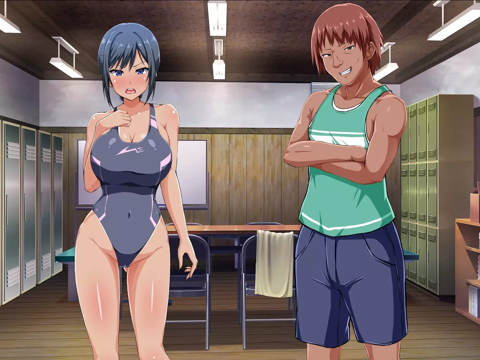 Suiren - Kyouei Mizugi no Mama Okasarete Netorareta Kanojo