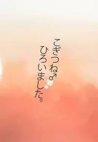 (C88) [Rideshion (Kazushi)] Kogitsune Hiroimashita.